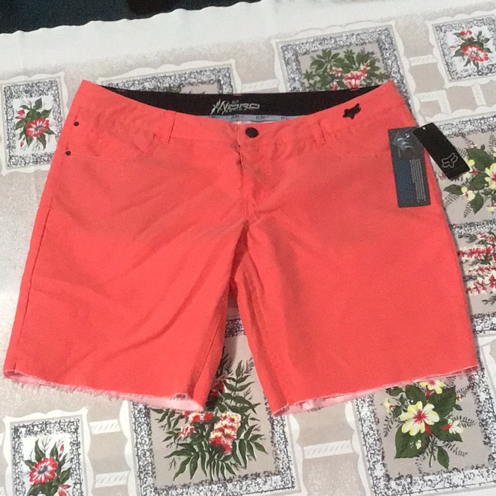 Fox Hydro Series Salmon Shorts Sz 11 New
